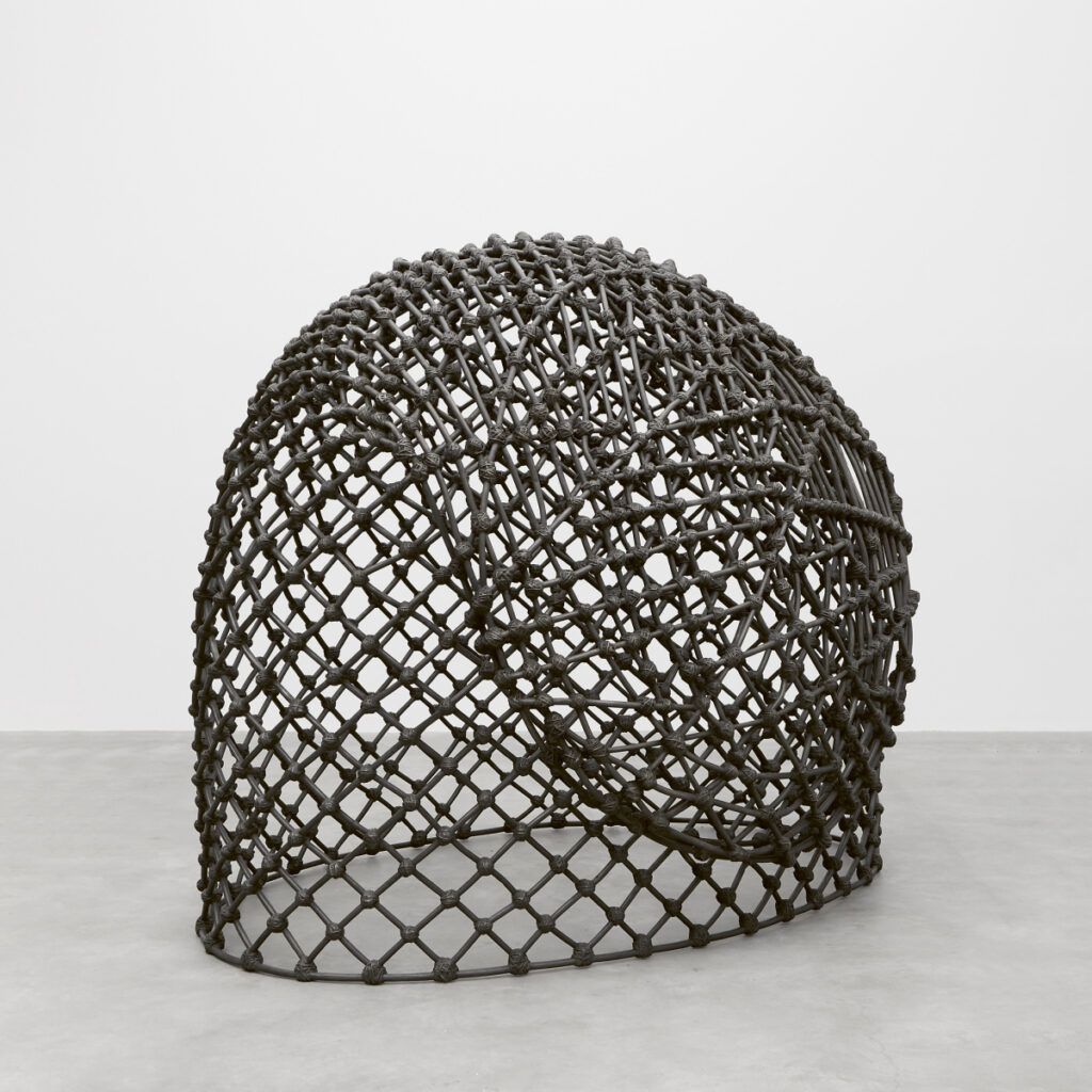 Martin Puryear (American, born Washington, DC, 1941), Aso Oke, 2019, bronze, Jack Shear Collection. Photo courtesy of Matthew Marks Gallery. © Martin Puryear, courtesy of Matthew Marks Gallery.